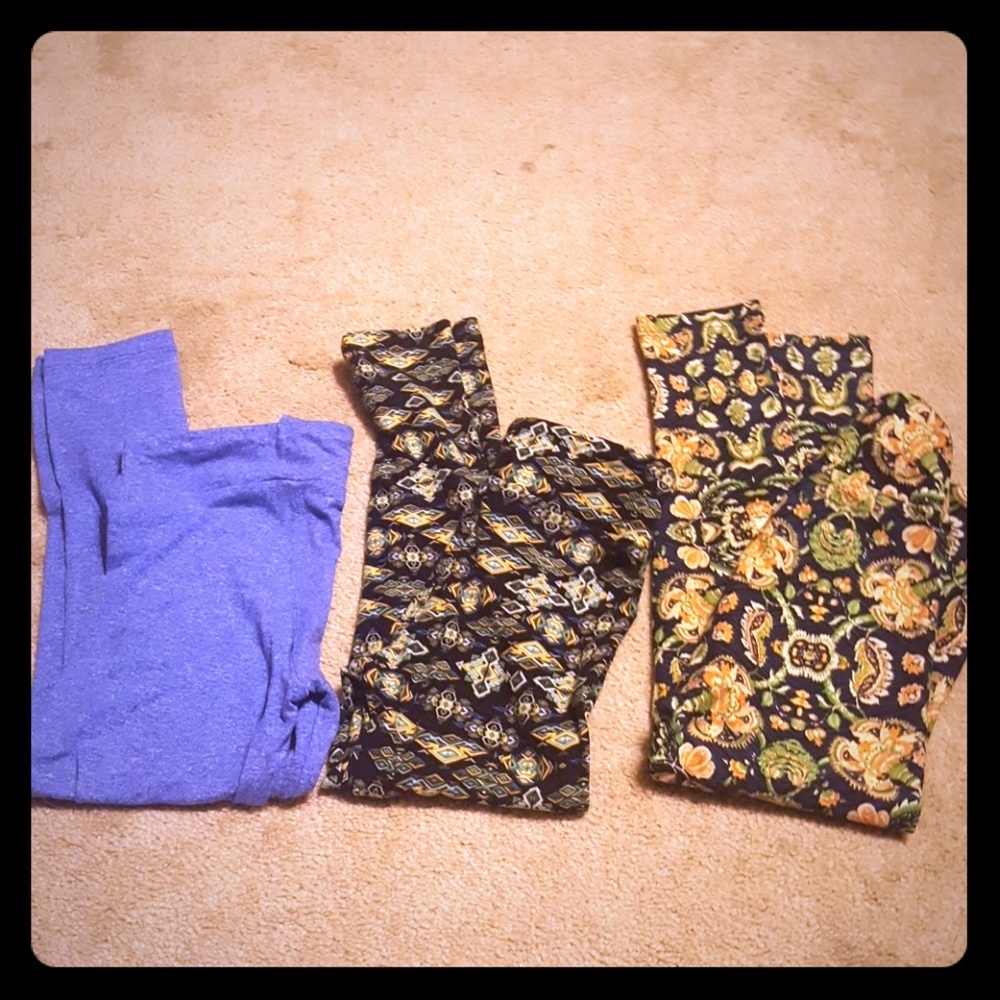 Lot of 3 Brand new Lularoe Kids Leggings